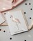One-of-a-Kind Flamingo Friendship Greeting Card A2 Size with Rhinestone Embellishments